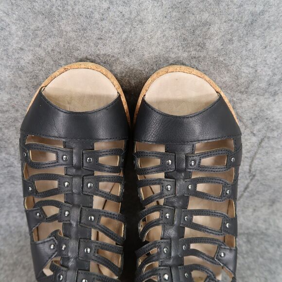 Jambu Shoes Womens 9 Sandals Wedge Platform Fashion Caged Peep Toe Cushioned JBU - Picture 10 of 14